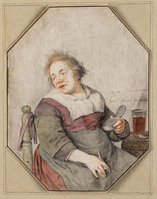 S 021
<br/>
De Rookster
<br/>
<em>Dusart, Cornelis (1660-1704)</em>